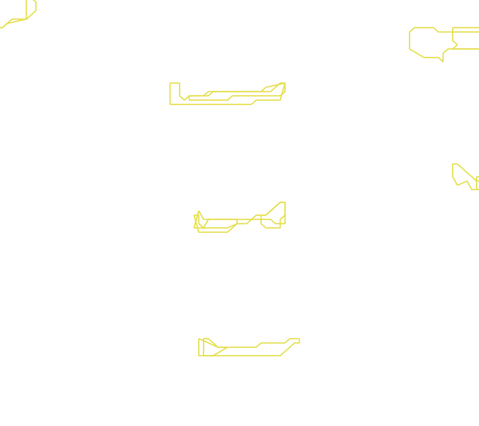 Daksegment met contourlijnen en structuurweergave