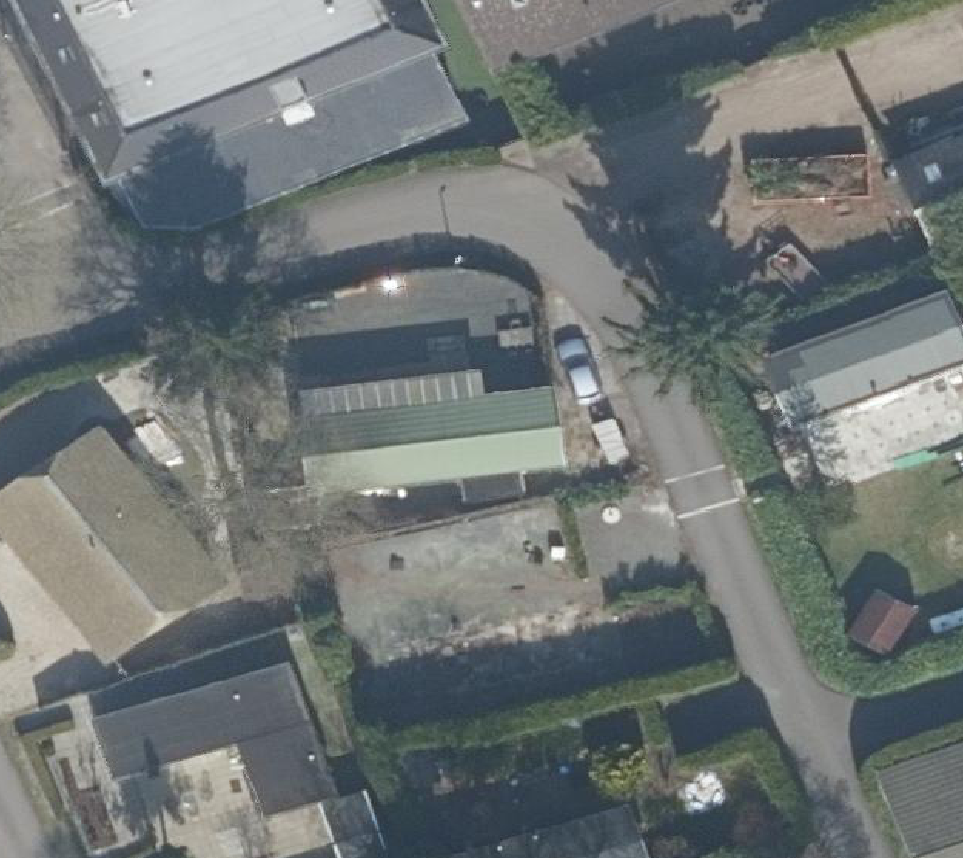 True ortho Luchtfoto op daksegment