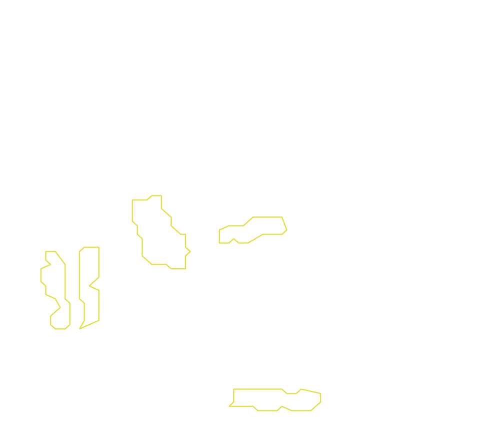 Daksegment met contourlijnen en structuurweergave