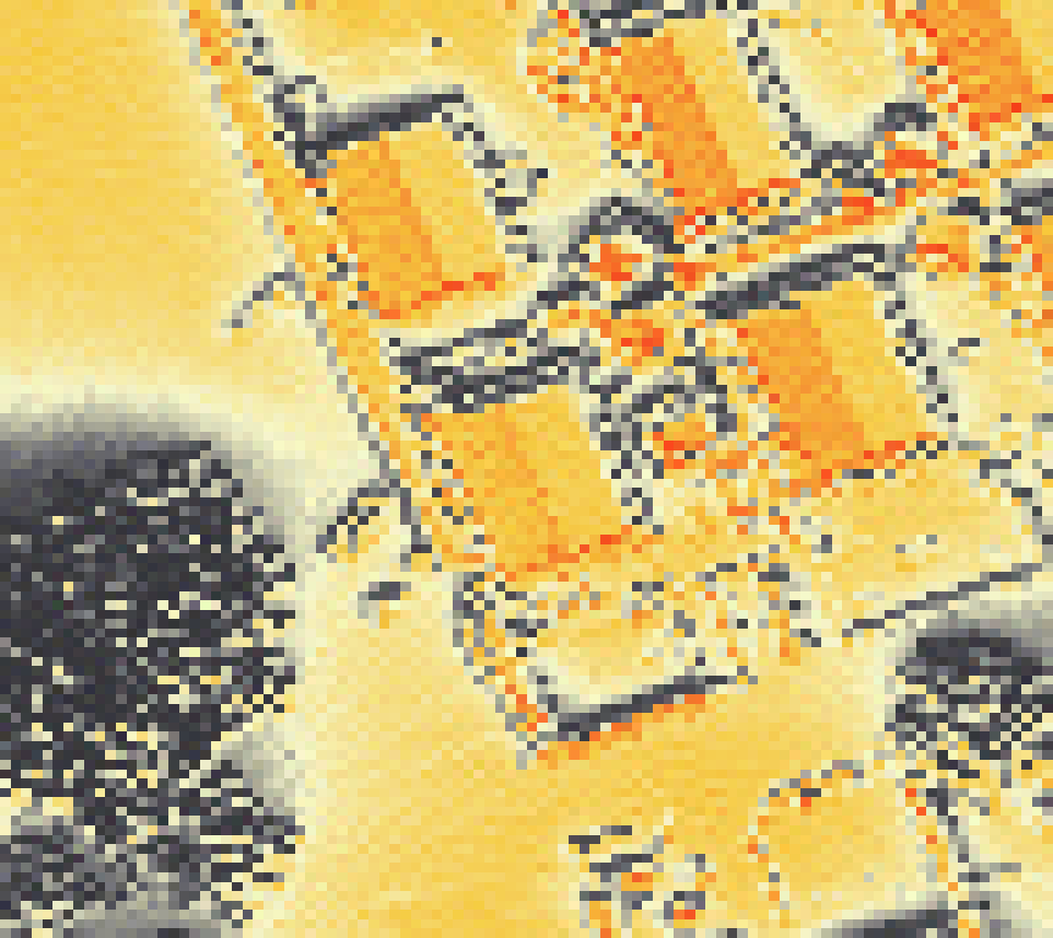 PV-irradiatie op daksegment met intensiteitsverdeling van zonlicht
