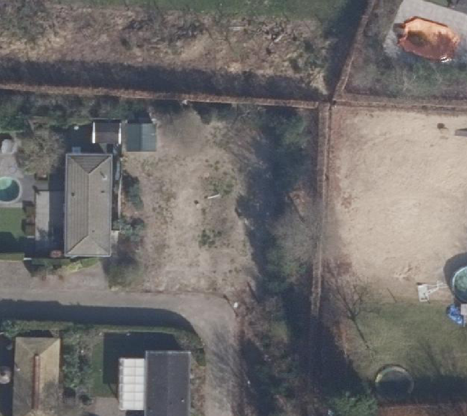 True ortho Luchtfoto op daksegment