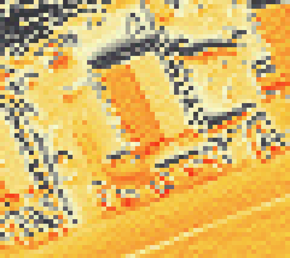 PV-irradiatie op daksegment ingezoomd met intensiteitsverdeling van zonlicht