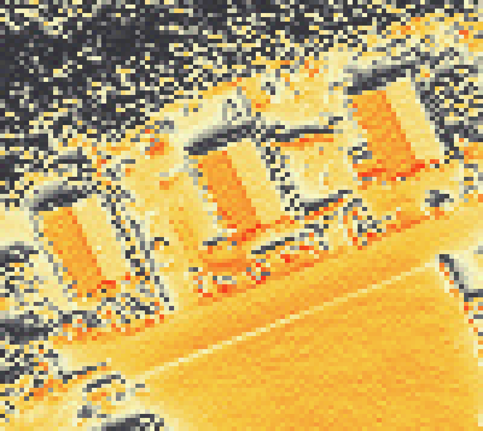 PV-irradiatie op daksegment met intensiteitsverdeling van zonlicht