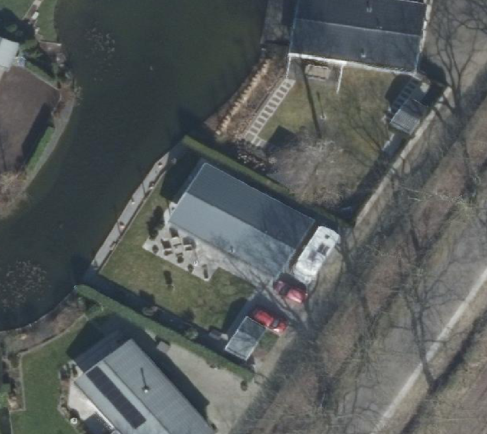 True ortho Luchtfoto op daksegment