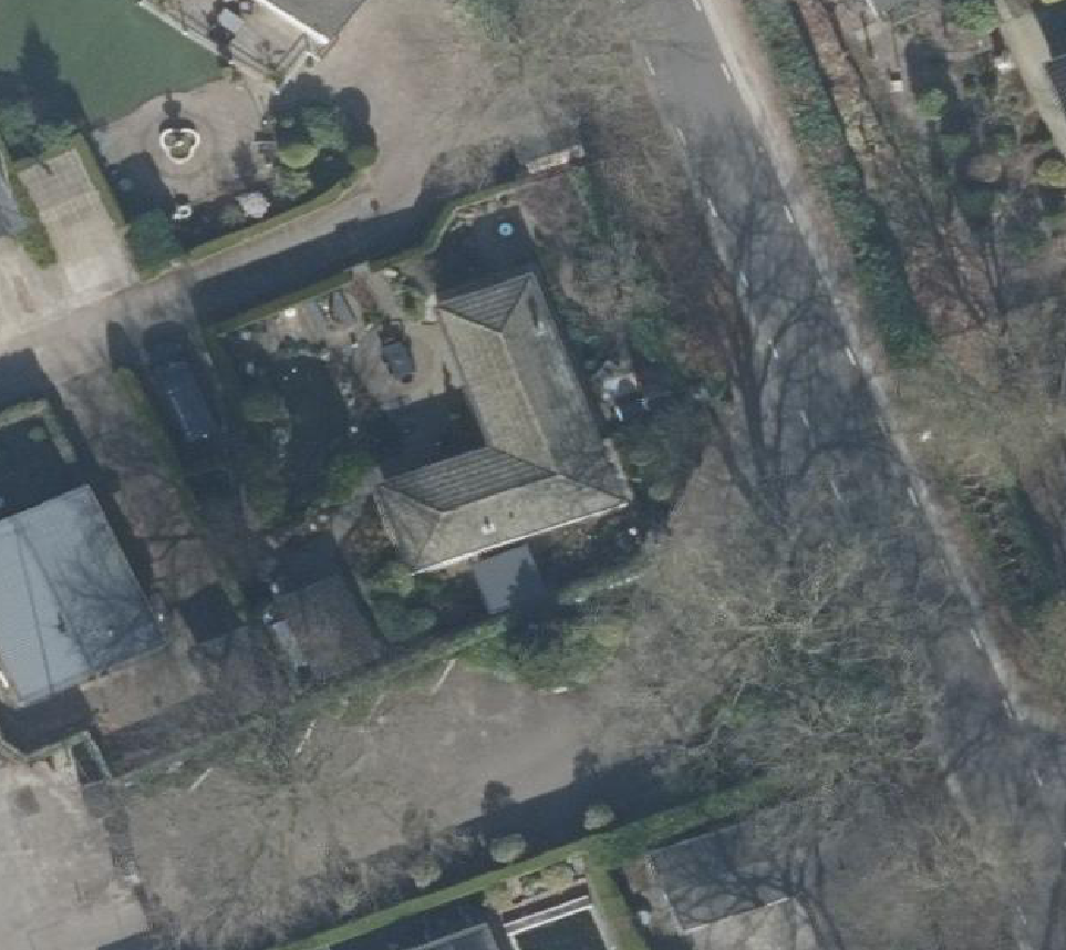 True ortho Luchtfoto op daksegment