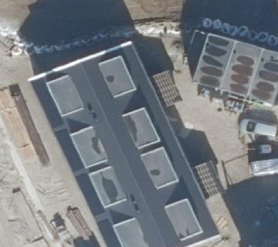 True ortho luchtfoto van Leimuiden met zicht op woning