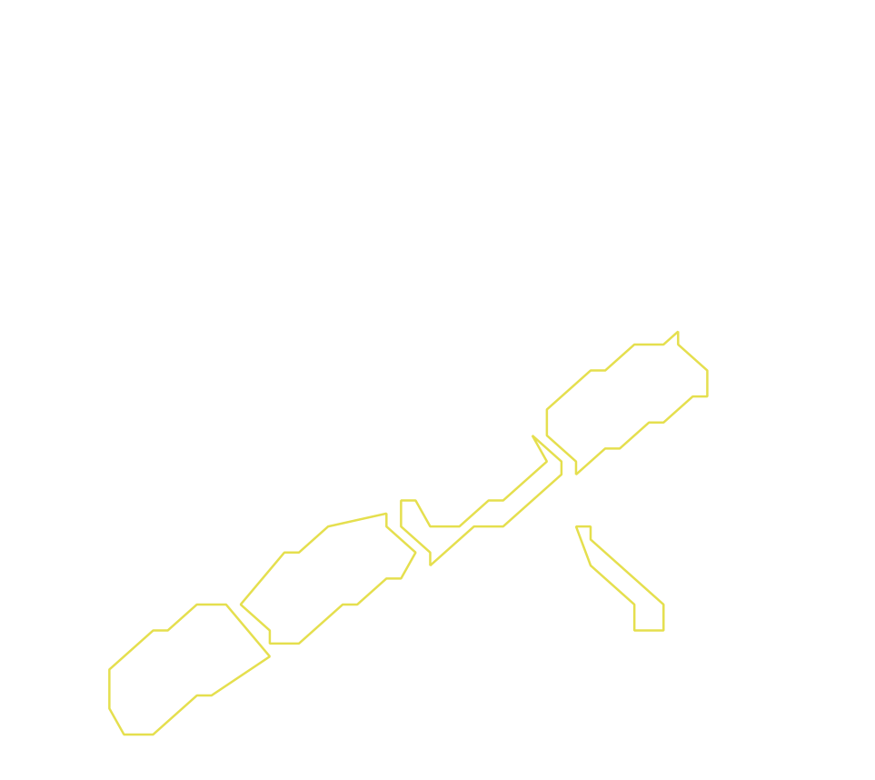 Daksegment ingezoomd met contourlijnen en structuurweergave