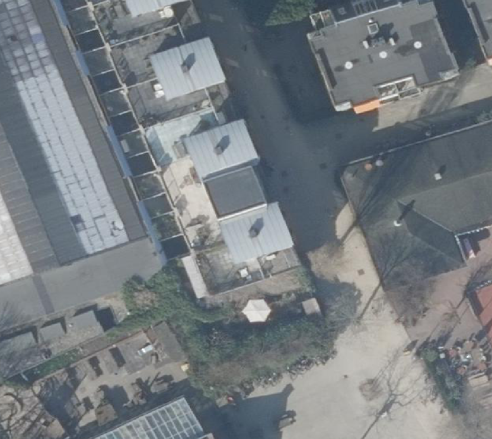 True ortho Luchtfoto op daksegment