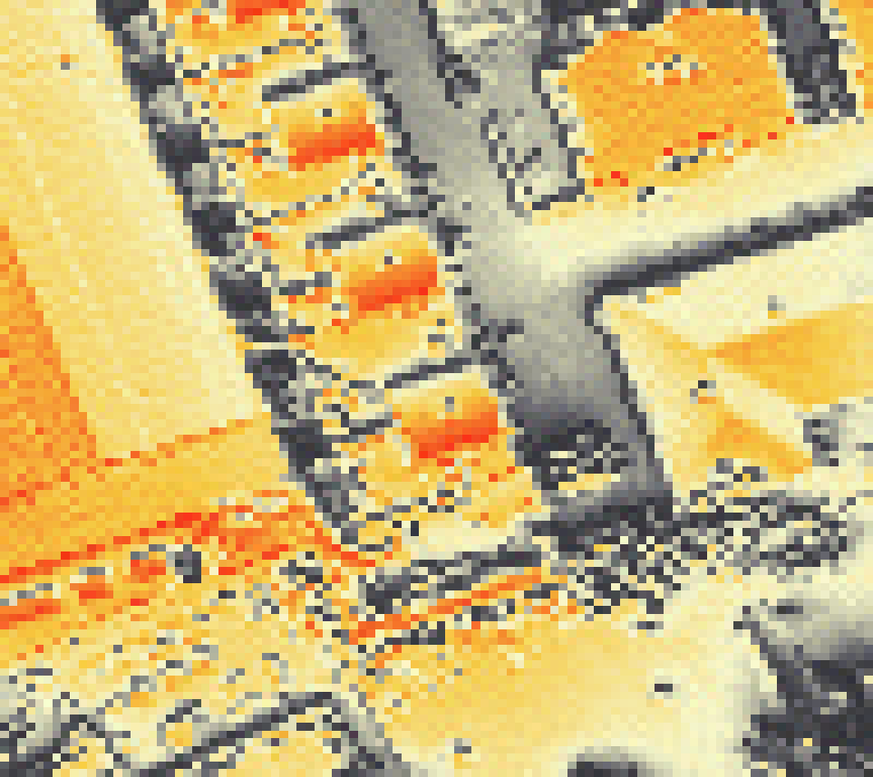 PV-irradiatie op daksegment met intensiteitsverdeling van zonlicht