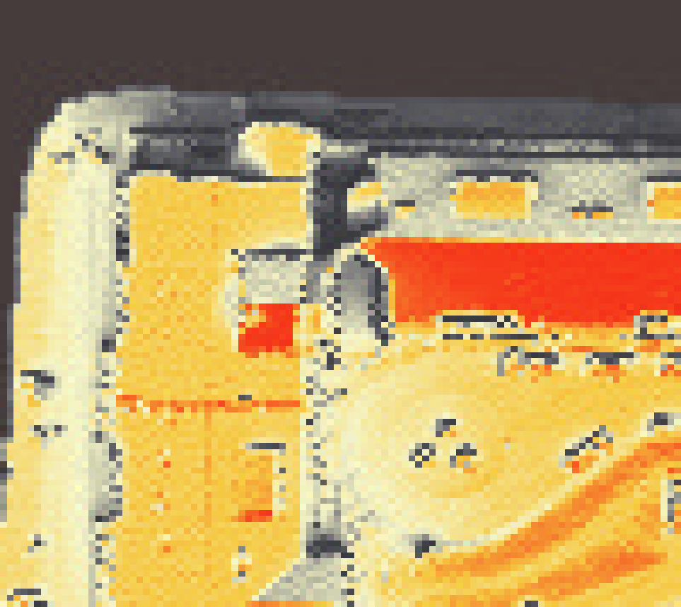 PV-irradiatie op daksegment met intensiteitsverdeling van zonlicht