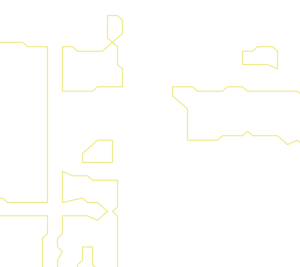 Daksegment ingezoomd met contourlijnen en structuurweergave