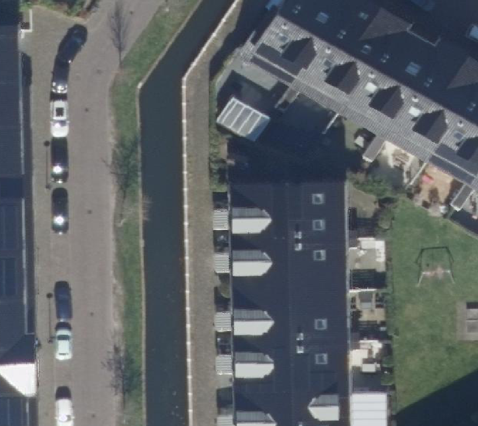 True ortho Luchtfoto op daksegment