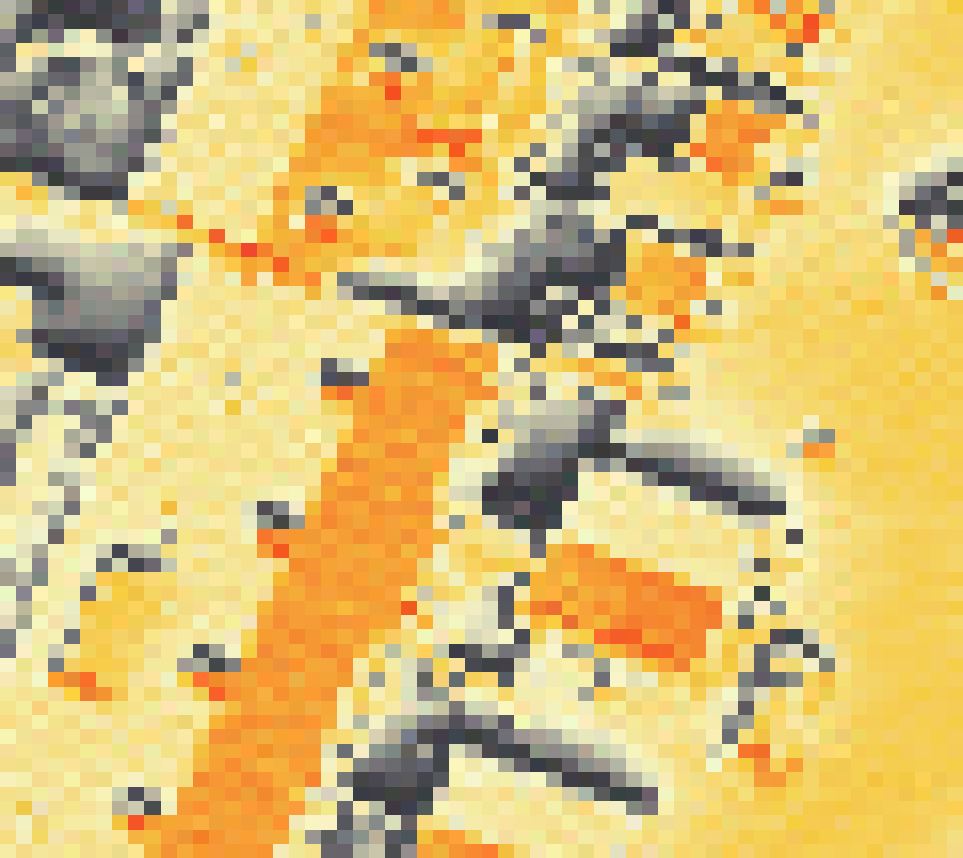 PV-irradiatie op daksegment ingezoomd met intensiteitsverdeling van zonlicht