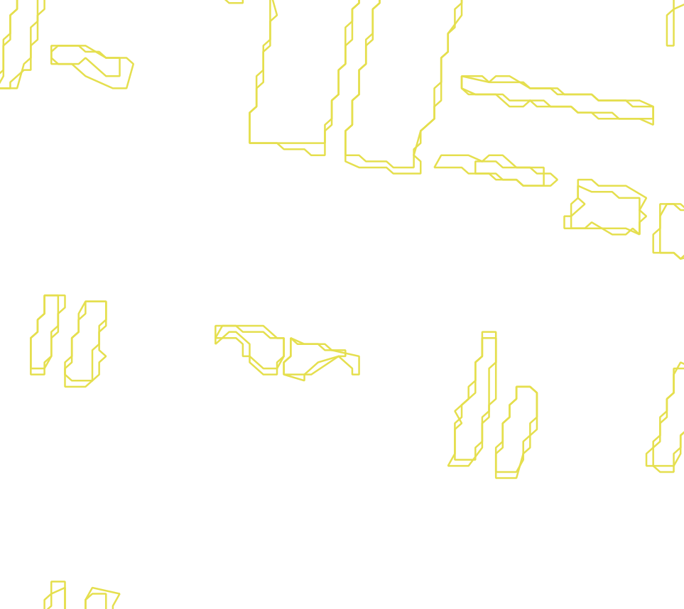 Daksegment met contourlijnen en structuurweergave