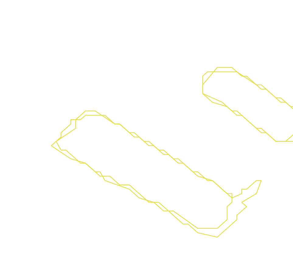 Daksegment ingezoomd met contourlijnen en structuurweergave