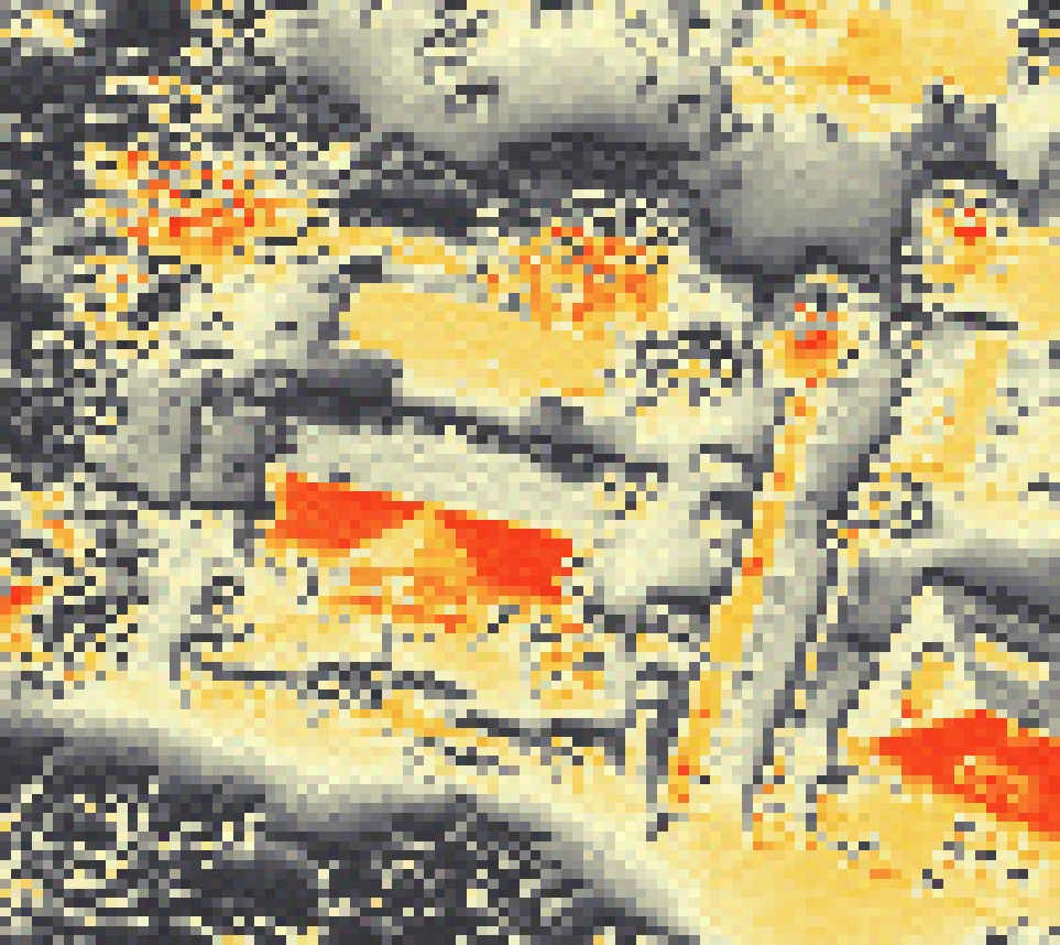 PV-irradiatie op daksegment met intensiteitsverdeling van zonlicht