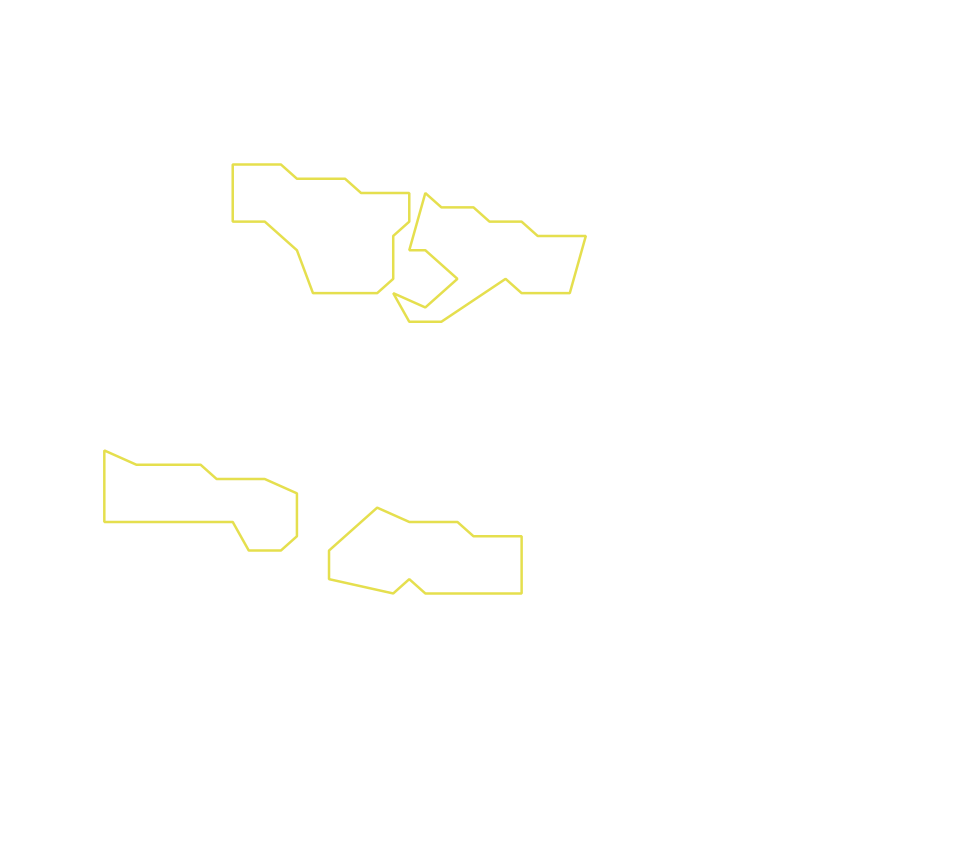 Daksegment ingezoomd met contourlijnen en structuurweergave