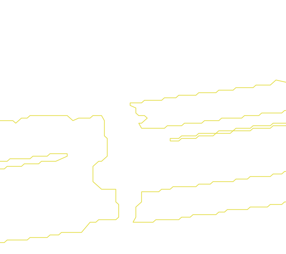 Daksegment met contourlijnen en structuurweergave