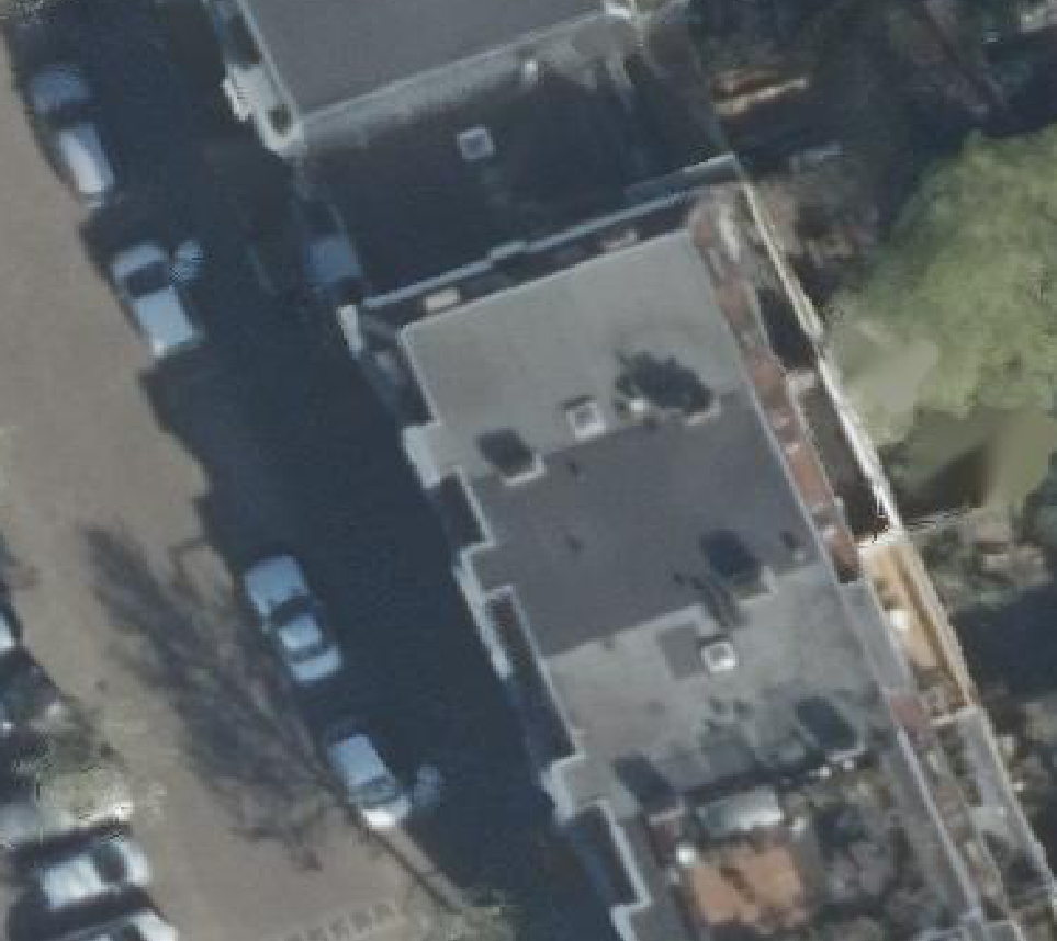 True ortho luchtfoto van Utrecht met zicht op woning
