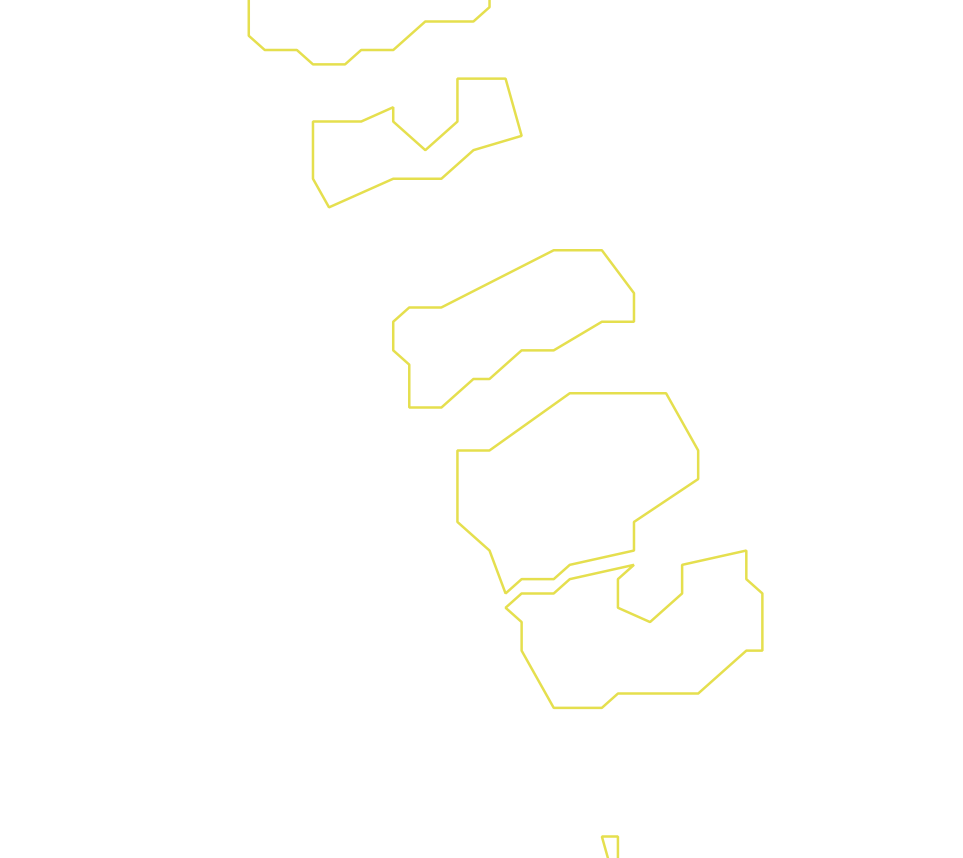 Daksegment ingezoomd met contourlijnen en structuurweergave