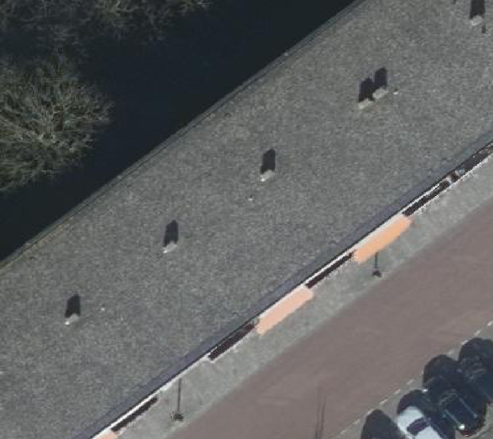 True ortho luchtfoto van Zwijndrecht met zicht op woning