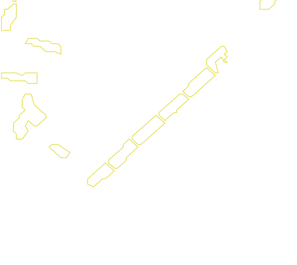 Daksegment met contourlijnen en structuurweergave