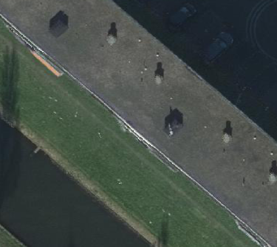 True ortho luchtfoto van Zwijndrecht met zicht op woning