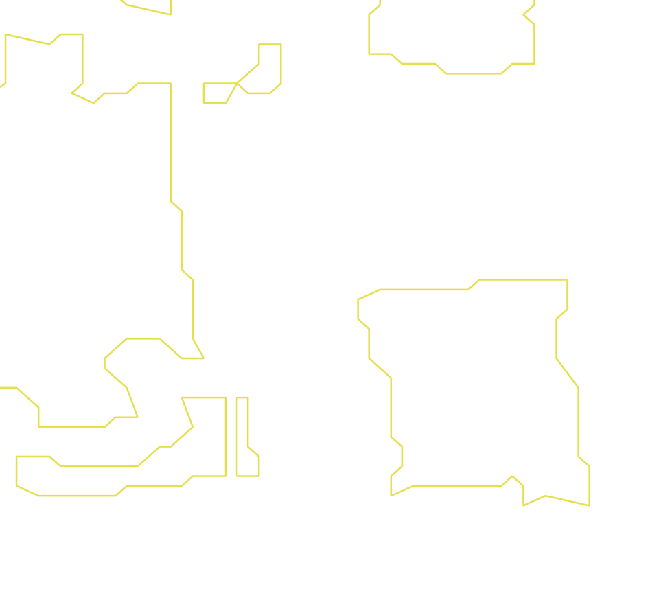 Daksegment ingezoomd met contourlijnen en structuurweergave