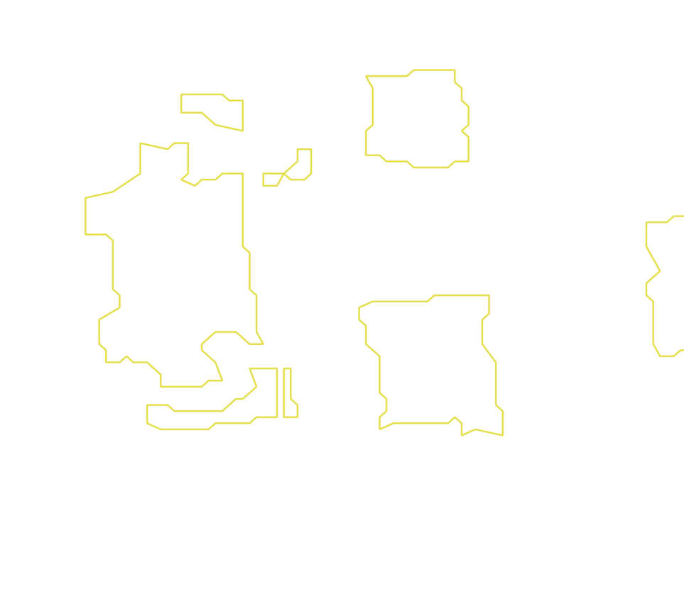 Daksegment met contourlijnen en structuurweergave