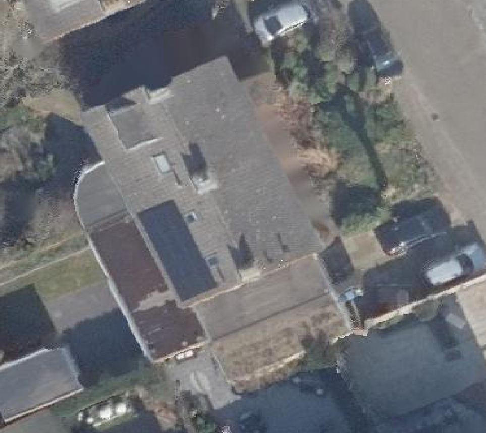 True ortho luchtfoto van Rosmalen met zicht op woning