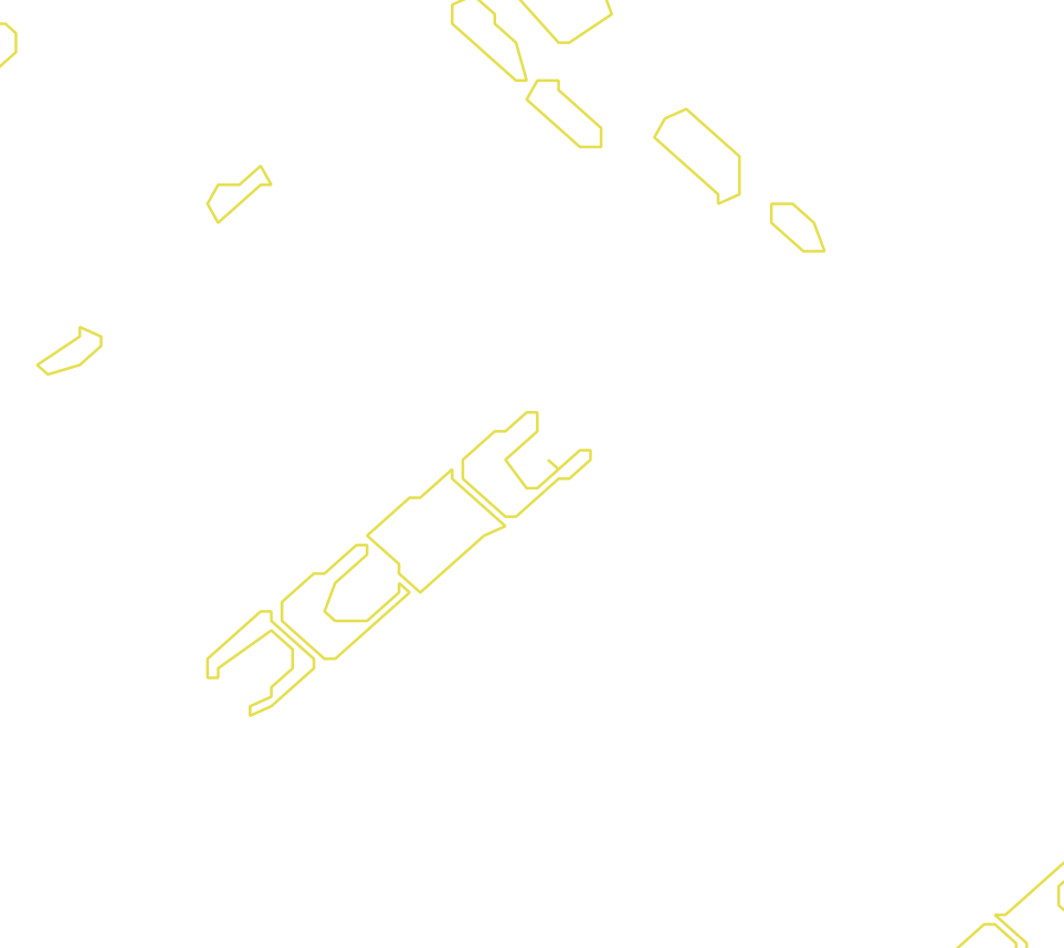 Daksegment met contourlijnen en structuurweergave