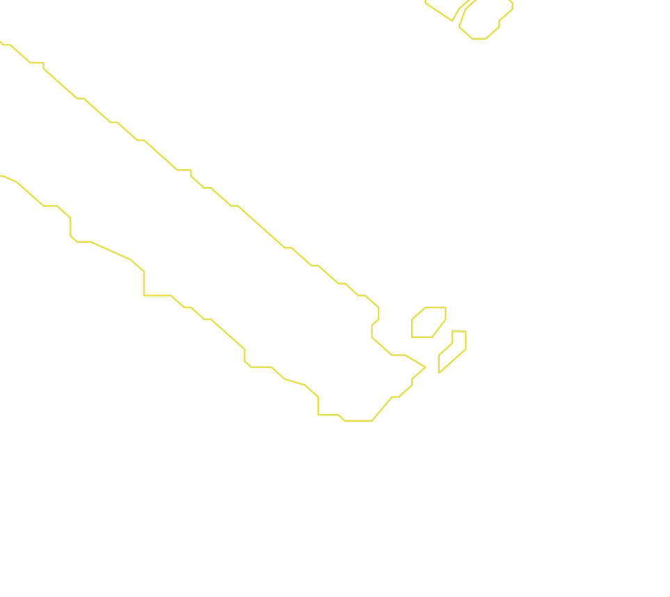 Daksegment met contourlijnen en structuurweergave