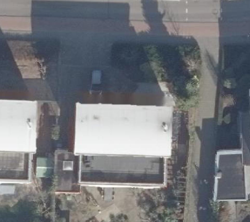 True ortho luchtfoto van Rosmalen met zicht op woning