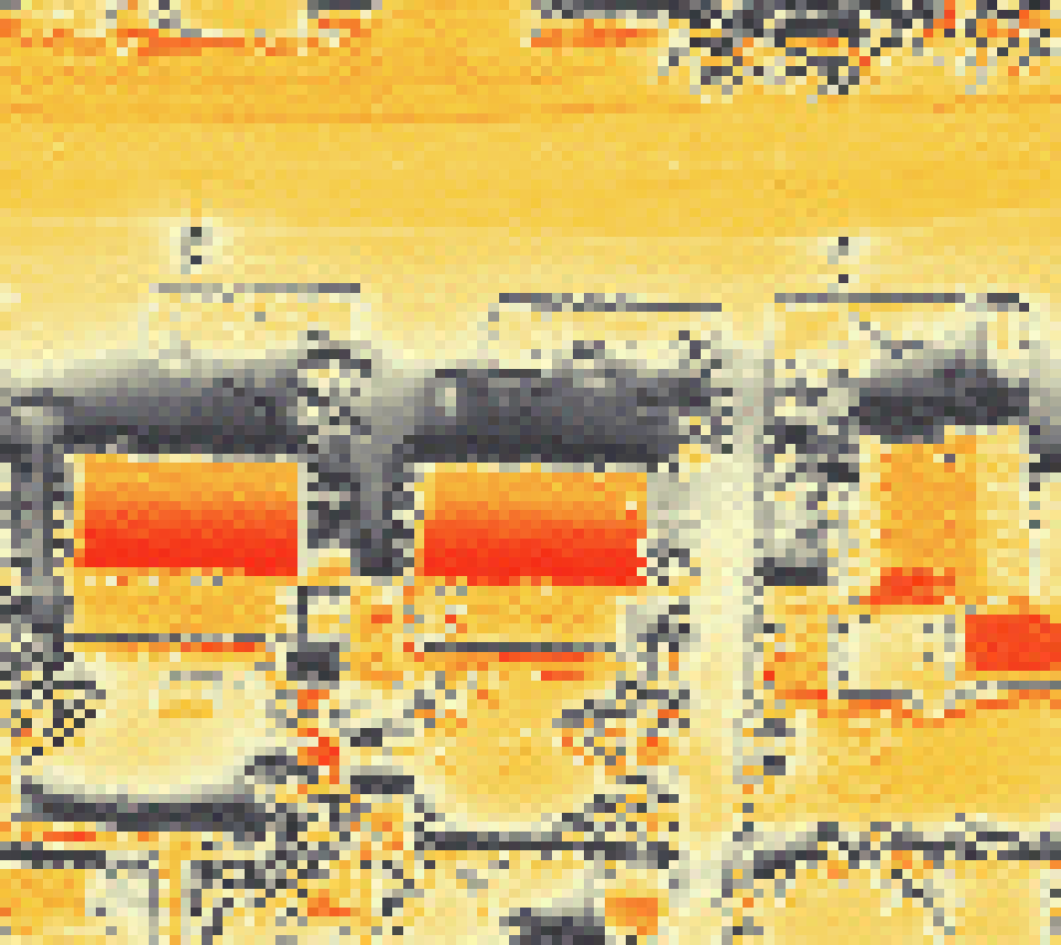 PV-irradiatie op daksegment met intensiteitsverdeling van zonlicht