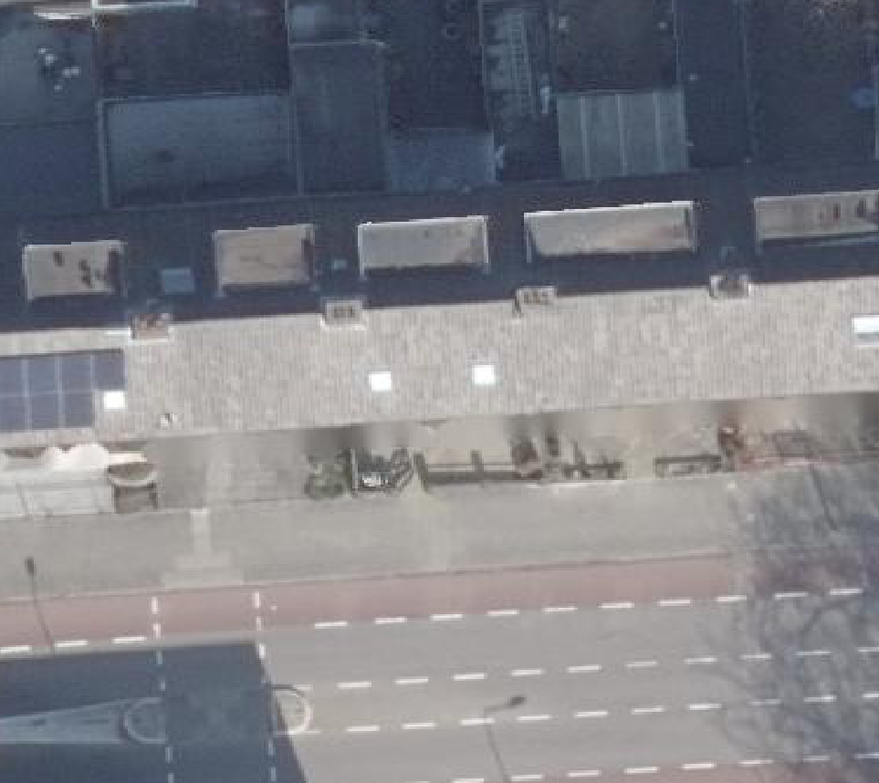 True ortho luchtfoto van 's-Hertogenbosch met zicht op woning