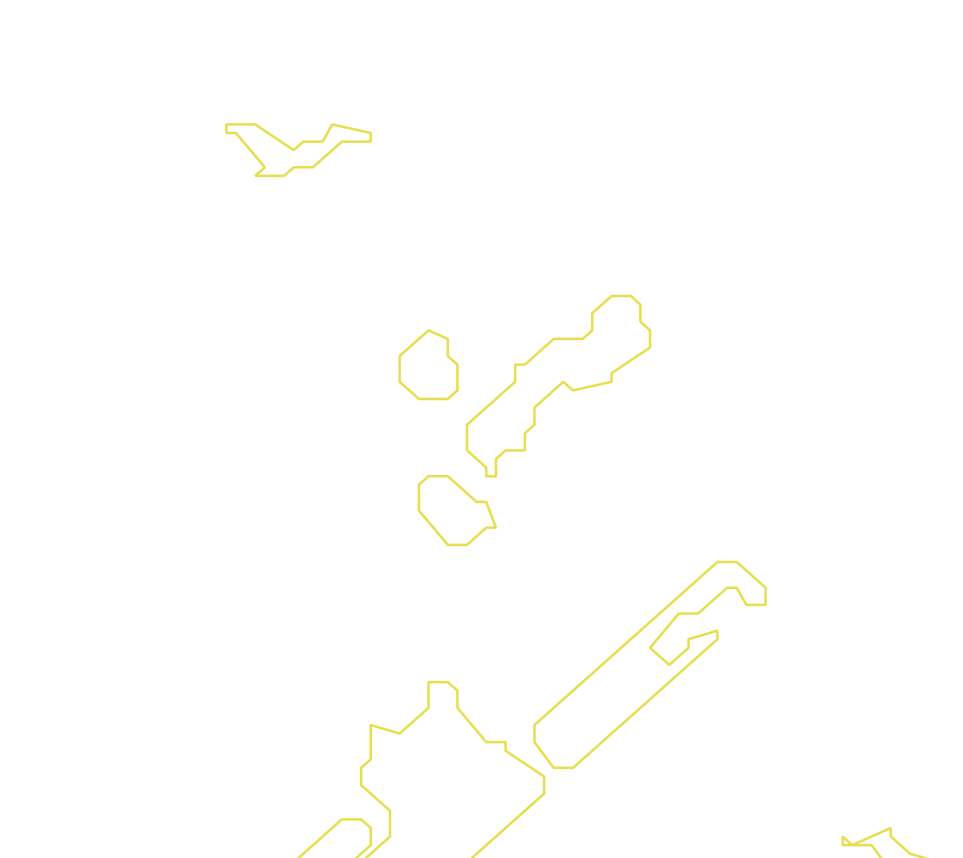 Daksegment met contourlijnen en structuurweergave