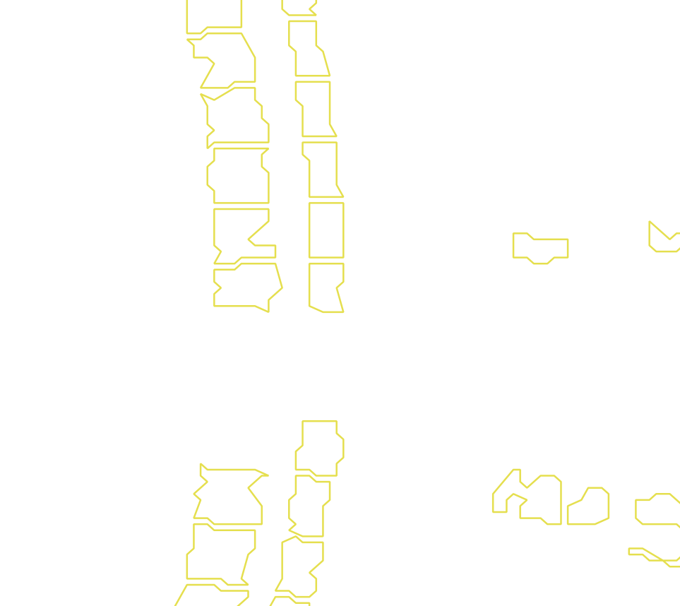 Daksegment met contourlijnen en structuurweergave