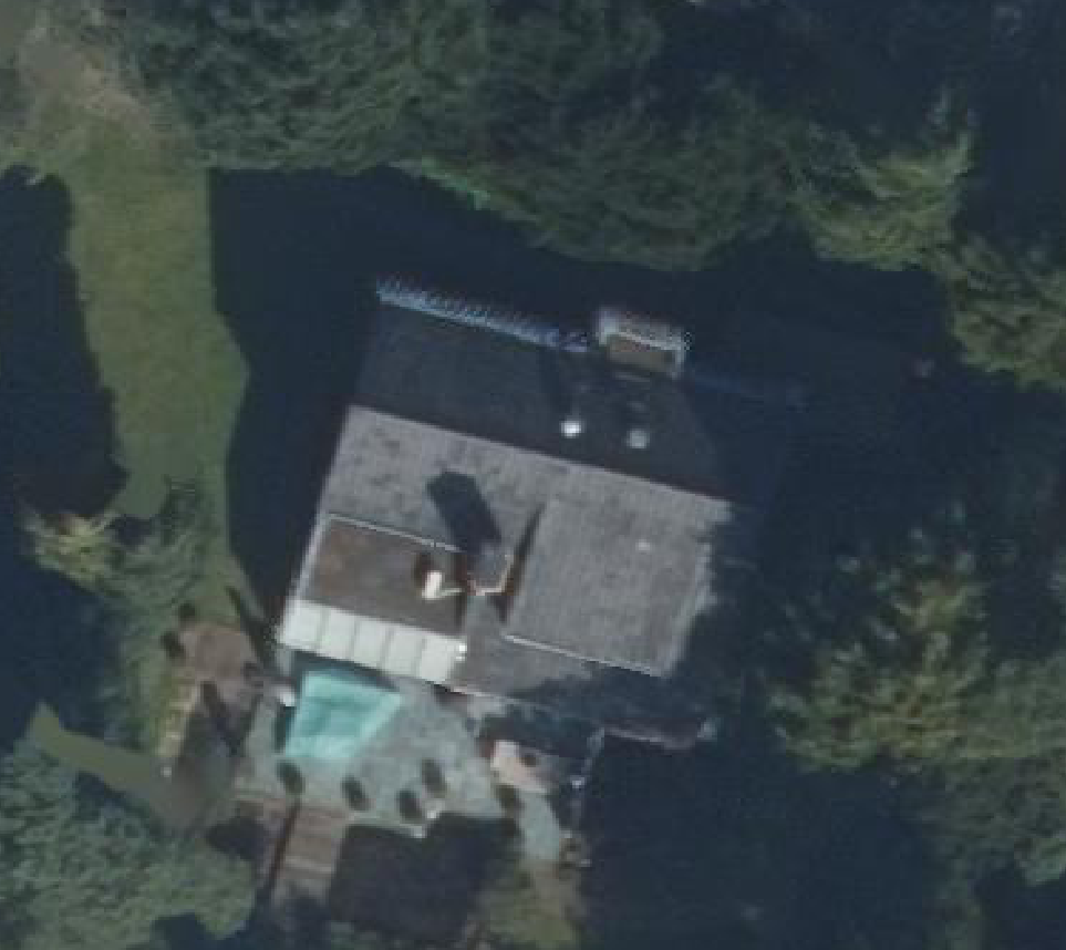 True ortho luchtfoto van Soest met zicht op woning