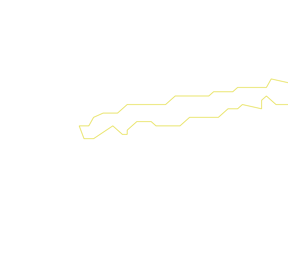 Daksegment ingezoomd met contourlijnen en structuurweergave