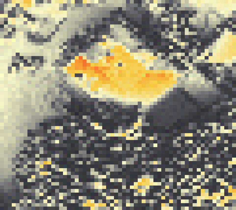 PV-irradiatie op daksegment ingezoomd met intensiteitsverdeling van zonlicht