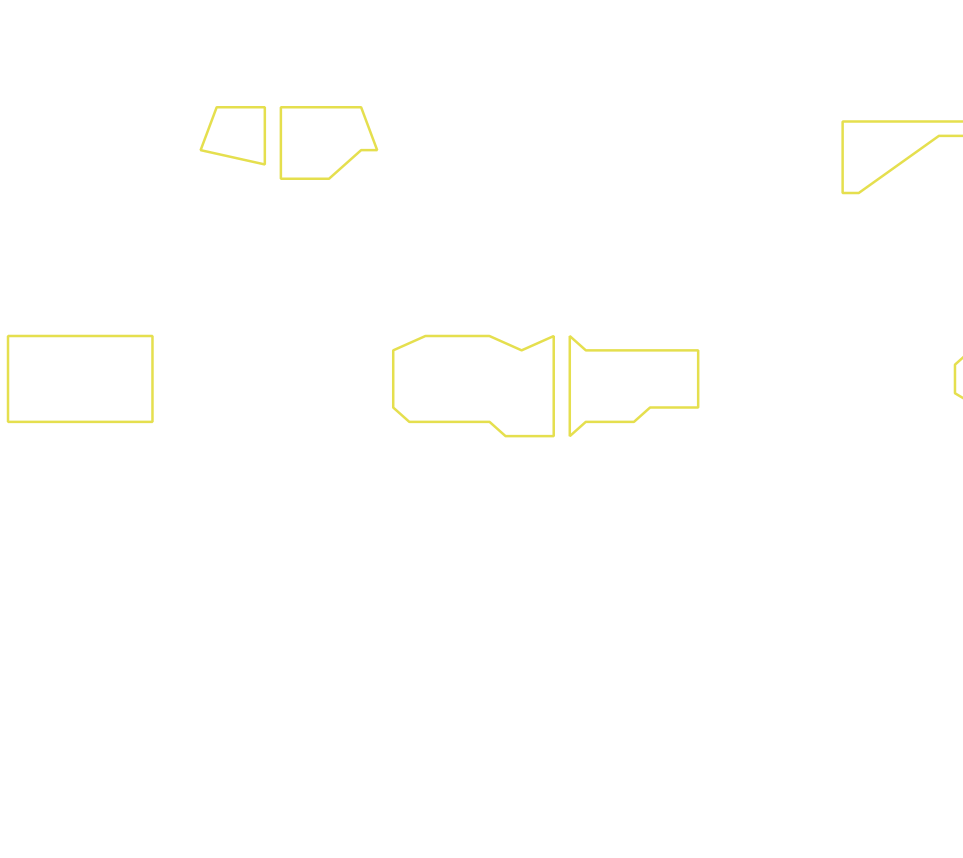 Daksegment ingezoomd met contourlijnen en structuurweergave