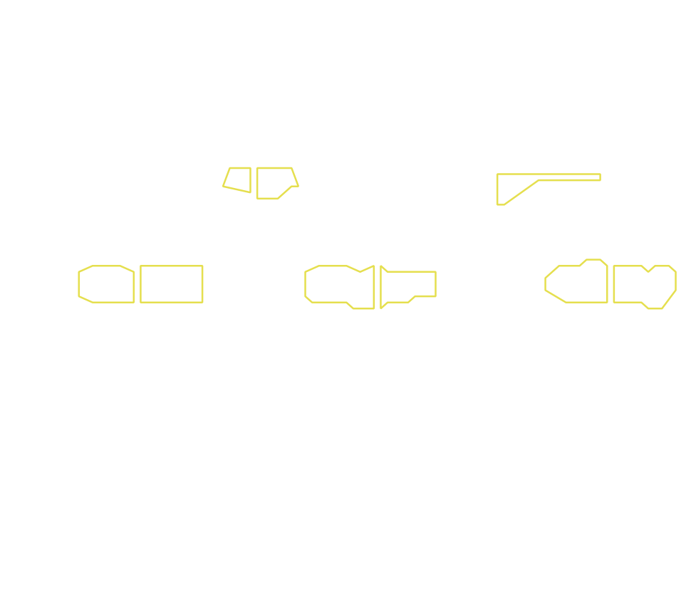 Daksegment met contourlijnen en structuurweergave