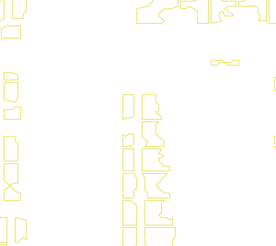 Daksegment met contourlijnen en structuurweergave