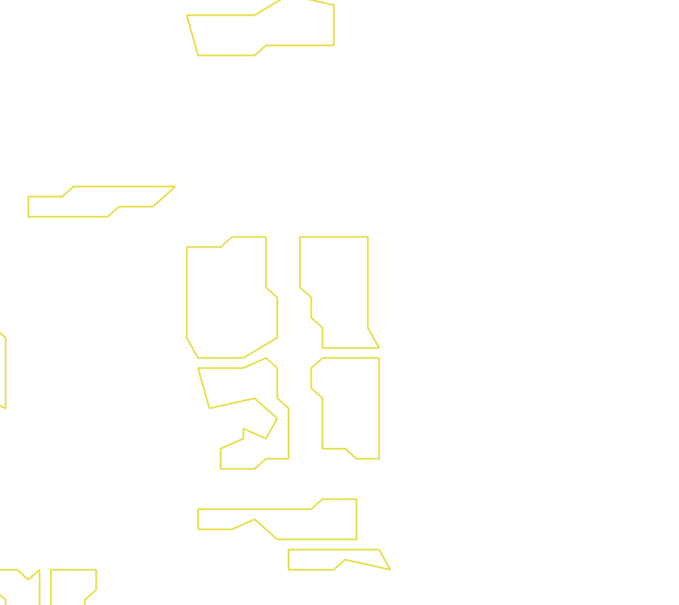 Daksegment ingezoomd met contourlijnen en structuurweergave