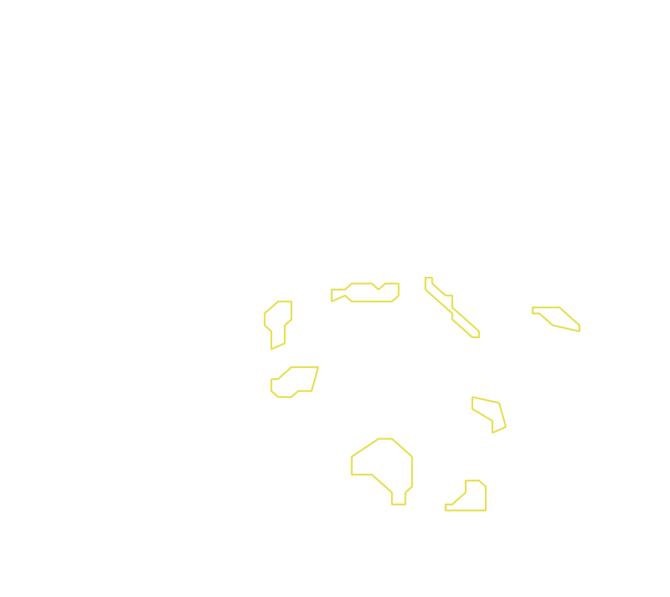 Daksegment met contourlijnen en structuurweergave