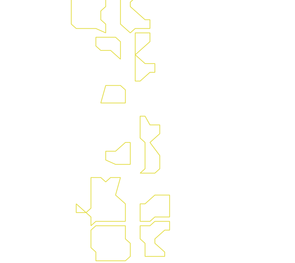 Daksegment ingezoomd met contourlijnen en structuurweergave