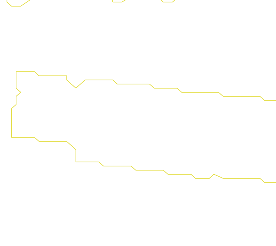 Daksegment ingezoomd met contourlijnen en structuurweergave