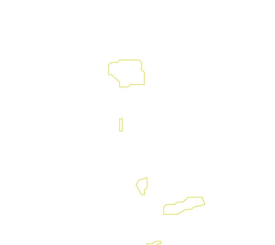 Daksegment met contourlijnen en structuurweergave