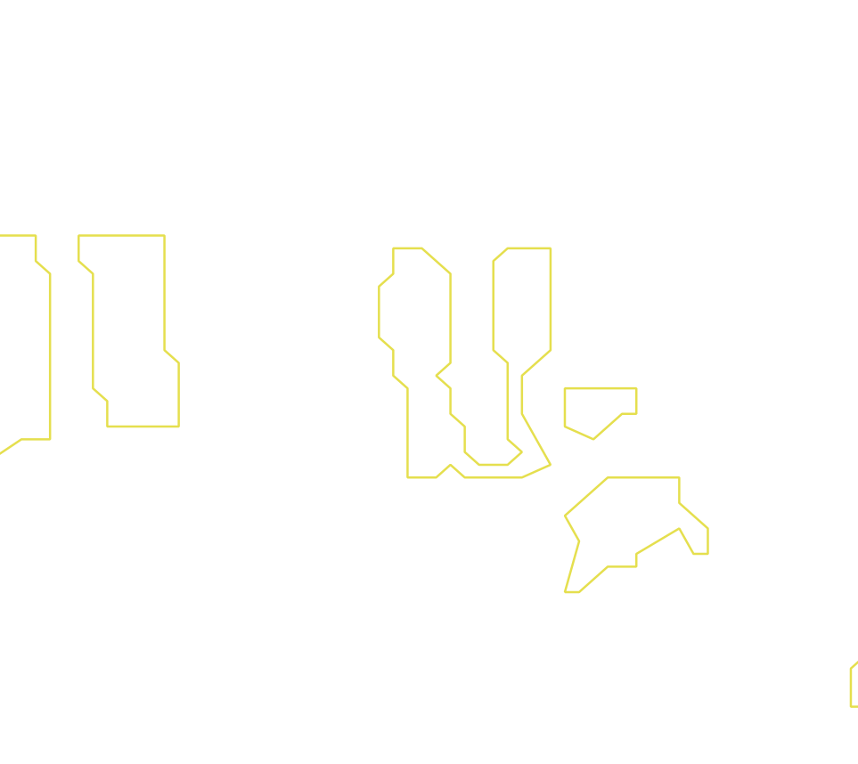 Daksegment ingezoomd met contourlijnen en structuurweergave