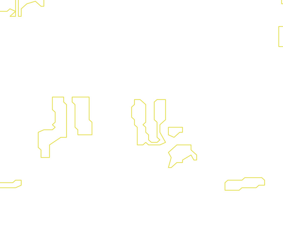 Daksegment met contourlijnen en structuurweergave